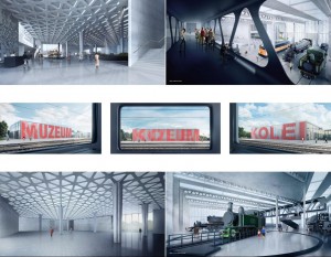 Stacja Muzeum z koncepcją architektoniczno-urbanistyczną