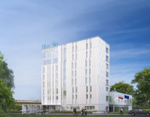 [Wrocław] Przy lotnisku powstanie Blue Sky Hotel