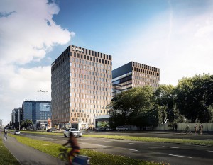 [Gdańsk] Prace konstrukcyjne w pierwszym biurowcu Wave zakończone