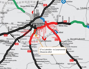 [Warszawa] Są chętni na zbudowanie południowego wylotu ze stolicy