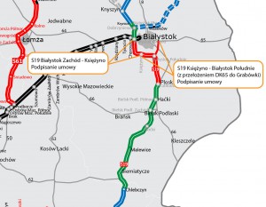 [Podlaskie] GDDKiA podpisuje umowy z wykonawcami S19