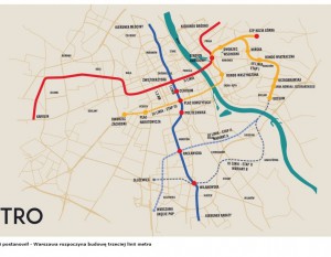 [Warszawa] Trzecia linia metra coraz bardziej prawdopodobna