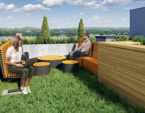 [Kraków] Na dachu ZAM Apartments powstanie strefa coworkingowa