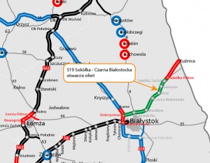 [Podlaskie] Wielu chętnych do budowy odcinka trasy S19
