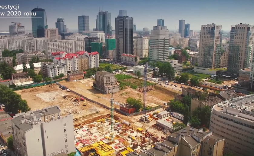 Niesamowite wideo Browarów Warszawskich z lotu ptaka