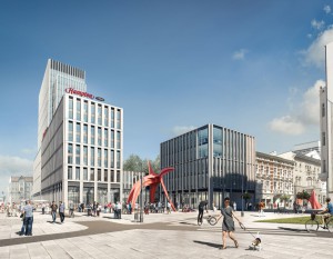 Erbud wybuduje hotel oraz biurowiec w Łodzi
