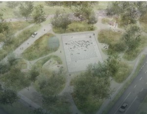 Nowy skwer w Krakowie