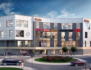 Unibep buduje galerię w Cieszynie