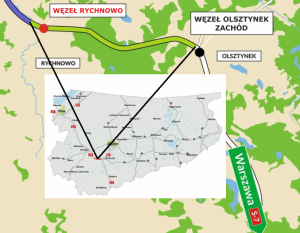 Fragment trasy S7 od Rychnowa do Olsztynka oddany do użytku
