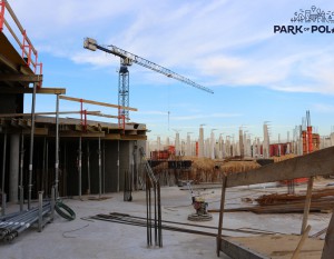 Postępuje budowa Suntago Wodny Świat. Ogromny park wodny wychodzi z ziemi