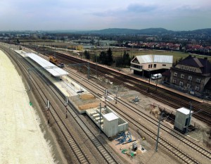 Kraków Mydlniki: nowy peron i nowe tory do Krakowa