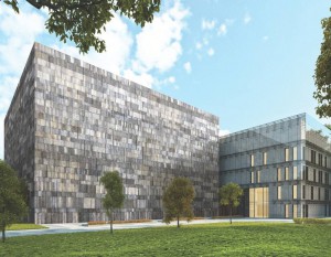 [Kraków] Kamień pod Archiwum Narodowe