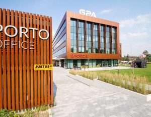 [Kraków] Drugi budynek kompleksu Porto Office na ukończeniu