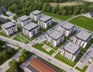 [Katowice] Kolejny etap Osiedla Franciszkańskiego w budowie