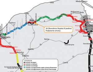 [Pomorskie] Strabag wybuduje drugą jezdnię obwodnicy Słupska