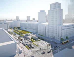 [Warszawa] Wykonawca podziemnego parkingu przejął plac budowy