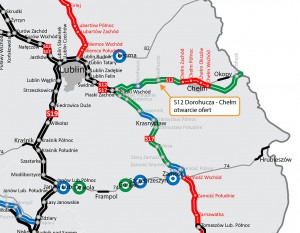 [Lubelskie] GDDKiA poznała oferty wykonawców chcących budować odcinek S12