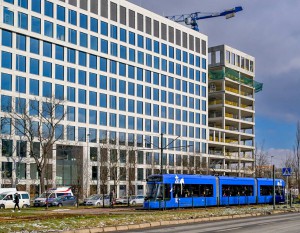 [Kraków] Drugi etap kompleksu biurowego Brain Park osiągnął docelową wysokość