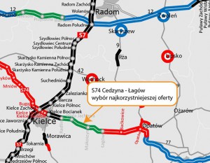 [Świętokrzyskie] Wybrano najkorzystniejszą ofertę na realizację odcinka S74