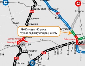 [Podlaskie] Poznaliśmy oferty na projekt i budowę przyszłej S16