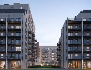 [Łódź] Rozpoczęła się realizacja osiedla mieszkaniowego na terenie Nowego Centrum Łodzi