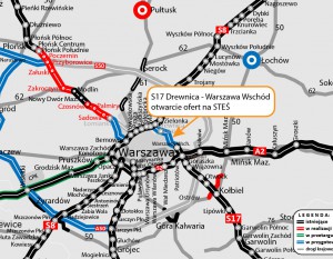 [Warszawa] Dziesięciu chętnych na zaprojektowanie Wschodniej Obwodnicy Warszawy