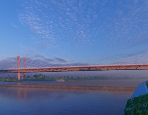 [Podkarpackie] Strabag buduje most na Sanie