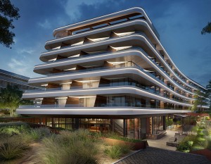 [Zachodniopomorskie] Zaawansowane prace na budowie Hotelu Mearl w Kołobrzegu