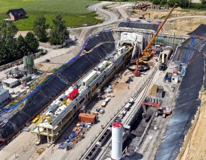 Drążenie najdłuższego tunelu kolejowego w Polsce rozpoczęte