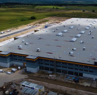 Budowa centrum logistycznego Amazona w Kołbaskowie