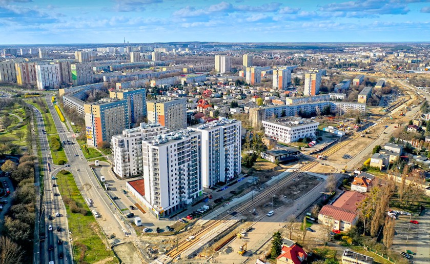 [Poznań] Budowa trasy tramwajowej na Naramowice [02.04.2021]