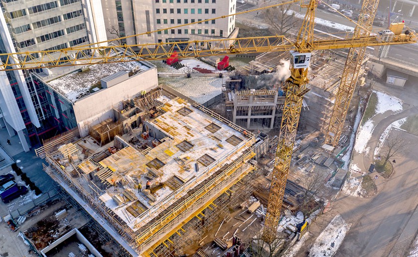 [Poznań] Timelapse z budowy Towarowej 39